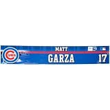 Matt Garza Nameplate - Chicago Cubs 2011 Game Used #17 Locker Room Nameplate (MLB Auth)