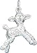 Sterling Silver Lamb Charm