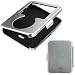 Electronics : New Aluminum Hard Case (Silver) for Apple iPod Nano 3rd Generation (Nano Video) + Lanyard