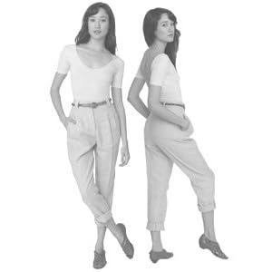 Buy American Apparel Linen High-Waist Pleated Pant