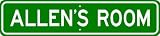 ALLEN ROOM SIGN - Personalized Gift Boy or Girl, Aluminum