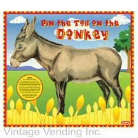 PIN the Tail on the Donkey Kids Boy Girl Party Game NEW