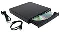 ImportPro 24x USB-Powered Super Slim External CD-ROM Drive (Black)