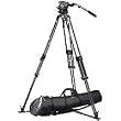 Manfrotto Pro Video Support System w/3193 Tripod Legs, 526 Pro Video Head, Spreader and MBAG120P Padded Tripod Case