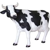 FRP　小さな乳牛 / Cow Head-Up Small　【動物園オブジェ　アニマルオブジェ　店舗