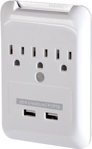 Targus Plug-N-Power Charging Station with USB Charging Ports for Rapid charging of iPad 1, iPad 2 and Tablets - White (APA21US)