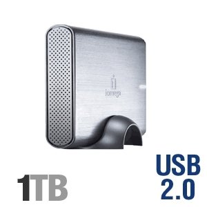 Iomega Prestige 1 TB USB 2.0 Desktop External Hard Drive 34275