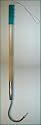 Fishing Gaff 18 Inches, Wooden Handle Stainless Steel Hook