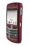 Burgundy Verizon (Seidio) Soft Touch Snap On Hard Plastic Rubberized Case Cover for Verizon and Sprint Blackberry Curve 8330