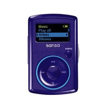 Childrens Toyshop  Used : Sandisk MP3 Player Sansa Clip 2Gb Blue