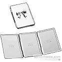 Vera Wang Wedgwood Silver-Plated Triple Folding Frame