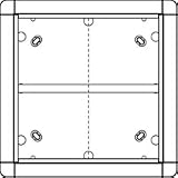 Ritto 1883570 Portier Rahmen AP 4fach quad. weiss