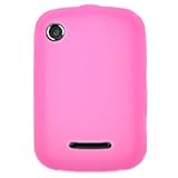 Silicon Skin PINK Rubber Soft Cover Case for MOTOROLA WX404 GRASP [WCB774]