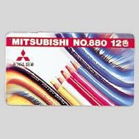 【クリックで詳細表示】三菱鉛筆 色鉛筆セット880 12色