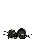 Premier Housewares Batería de cocina 7 Piezas Negro