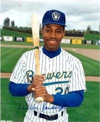 Willie Randolph autographed 8x10 Photo (Milwaukee Brewers)