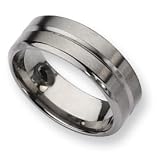 Titanium 8mm and Polished Band TB171-10.5