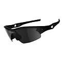 Oakley Radar Pitch Sunglasses Matte Black Frame / Grey Iridium Lens (09-676)