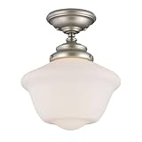 Classic Schoolhouse Designs Semi Flush Mount in Pewter