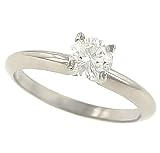 .54cttw Round Cut 4-Prong Solitaire Ring Egl F-G/vs2