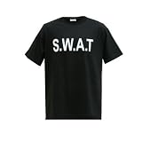 SWAT Special Weapons and Tactics Law Enforcement T-Shirt, Large