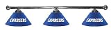 San Diego Chargers Pool Table Light - Chrome Bar