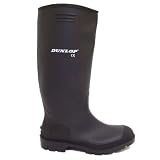 Mens Dunlop Black Wellies Wellington Welly Rain Boots