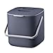 Litem Food Waste Basket Bin W/Handle 2.6L (Dark Gray)