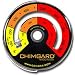 EXCITING EASY TO READ GRAPHICS. ChimGard� Energy Meter (3-4) Woodstove Thermometer. Durable genuine porcelain enamel with yellow & orange zones clearly indicated on brown case -- shows safe flue temperatures at a glance. CALIBRATED FOR FLUEPIPES