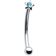 Stainless Steel Aqua Gem Star Eyebrow Ring
