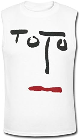 CZR fashion boy's Toto logo Men's Tank Top White XL