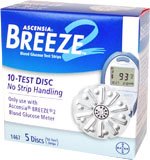 Breeze 2 Blood Glucose Test Strips - 50ct