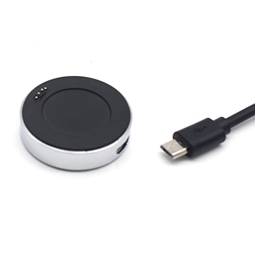 Huawei Watch Charger - Rerii Portable Desktop Charger Dock Cradle for Huawei Watch W1 (Black) Huawei Watch Charger - Rerii Portable Desktop Charger Dock Cradle for Huawei Watch W1 (Black)