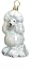 Joy To The World Dog Ornament - White Poodle