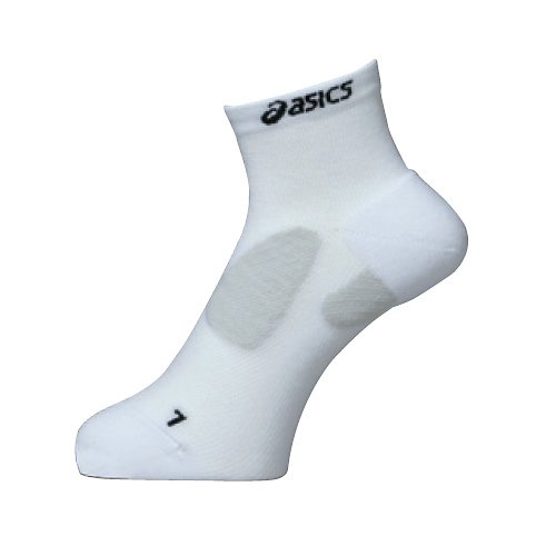 asics（アシックス） 靴下 陸上 ランニング プロパッド スーパーベリーショートソックス ホワイト／ブラック 23～25cm