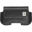 RIM 純正 BlackBerry Bold 9780 / Bold 9700 / Curve 9300 Leather Horizontal Pouch with Standard Beltclip, Black 横型 レザーホルスターケース ベルトクリップ 付き ブラック HDW-18965-001