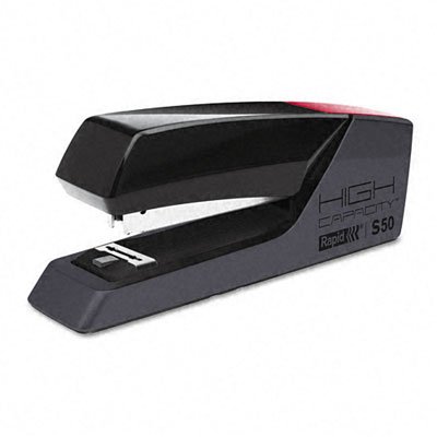 Rapid 73274 Rapid S50 High-Capacity Desktop Stapler - 50 Sheet Capacity - Black