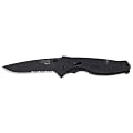 SOG Specialty Knives and Tools TFSA-98 Flash II 1/2 Serrated Knife, Black TiNi