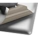LUVVITT [Silverback] Protective Back Skin for iPad Air - Compatible with Smart Cover -Silver/Aluminum Color