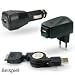 4in1 Zubeh&ouml;r SET / LADEKABEL / KFZ-LADEKABEL ausziehbar / DATENKABEL USB f&uuml;r Tom tom TomTom One T V3, GO 520 520T 720 720T 920 920T ONE XL Europe Regional One V2 Transonic 6000 / 3040 / PNA 6000 GO520 GO520t GO720 go720t go920 go920t go530 go730 go930 go 530 730 930 Traffic