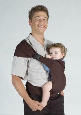 Ellaroo Mei Hip Baby Carrier-Solid Chocolate