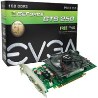 EVGA nVidia GeForce GTS 250 1GB DDR3 VGA/DVI/HDMI PCI-Express Video Card 01G-P3-1145-TR