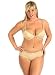 Women's Full Figure Stretch Cotton Smooth Fit Bra & Polka Dot Panty Set