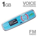 Sony 1 GB Walkman MP3 Player (Blue)