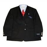 Chaps Tropical Wool Blazer - BLACK