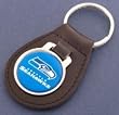 Seattle Seahawks Leather Key Chain