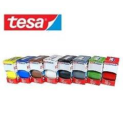 Set 8x Tesa extra Power Gewebeband Perfect breit 38 mm x 2,75m / 8 verschiedene Farben Klebeband/ basteln/reparieren/kennzeichen