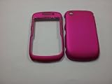 Blackberry 8520 Rhinestone Snap Cover - Pink