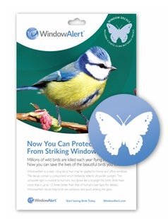 Window Alert Butterfly Decals