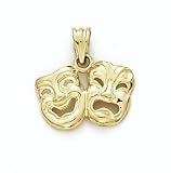 14K Comedy/Tragedy Mask Pend - GH15314